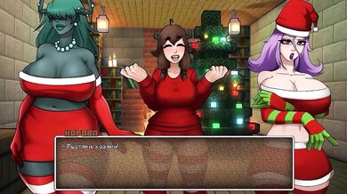 Steve's Big Tits get destroyed in anime Minecraft porn cumshot