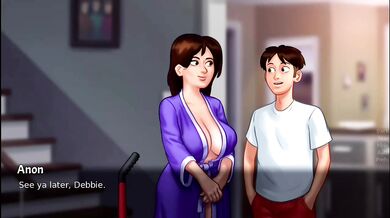 Step Mom caught my game show excuse with her big tits