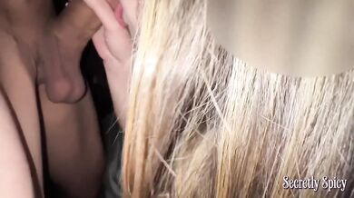 This Thick Latina Wife Gags On My Big Dick Showing Off Her Sucking Skills