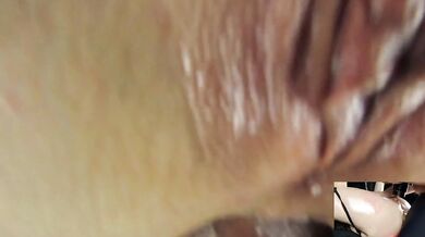 German blonde virgin stepsister plays with my tiny asshole then thanks me