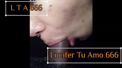 Small goth girl POV public blowjob deepthroat leaves her raw