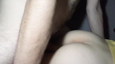 Step sister takes a big deal on camera for the first time with a big cock close up blowjob