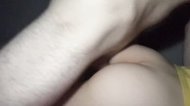 Step sister takes a big deal on camera for the first time with a big cock close up blowjob