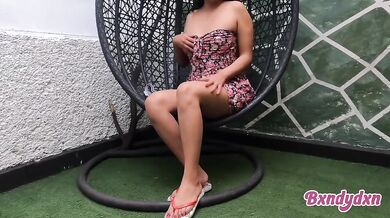 POV latina destroyed in see-through dress