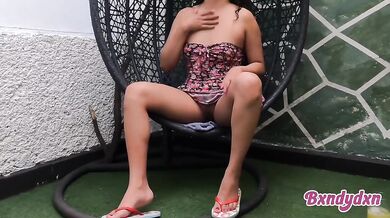 POV latina destroyed in see-through dress