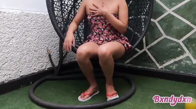 POV latina destroyed in see-through dress