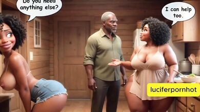 Horny Young Woman Gifts Wooden Cabin Rough Sex AI Hentai Futanari
