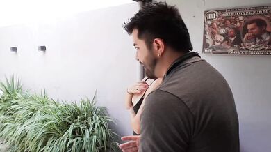 Blonde bitch in tight dress sucks big dick raw greedy pussy