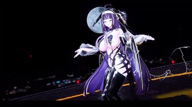 Joker's flames burn her vtuber elf into a gushing mess