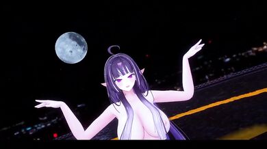 Joker's flames burn her vtuber elf into a gushing mess