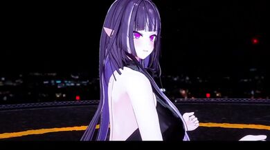 Joker's flames burn her vtuber elf into a gushing mess