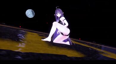 Joker's flames burn her vtuber elf into a gushing mess
