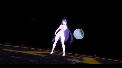 Joker's flames burn her vtuber elf into a gushing mess