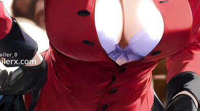 Darjeeling’s Asian schoolgirl cosplay hentai gushing big tits