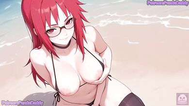 Karin Uzumaki Bikini Blow Job Big Tits Raw Hentai