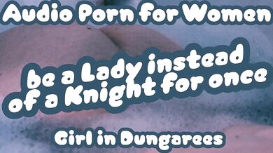 Rival knight’s sword impales me in the bath ASMR dirty talk lesbian rode