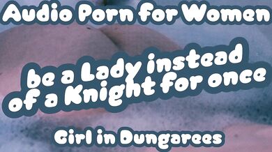 Rival knight’s sword impales me in the bath ASMR dirty talk lesbian rode