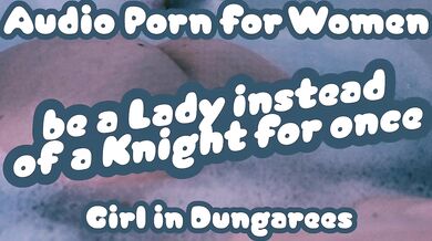 Rival knight’s sword impales me in the bath ASMR dirty talk lesbian rode