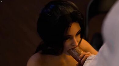 My Lady Boss deepthroats me while I fuck her dripping ass