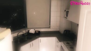 Stepmom Temptation gets Fucked Hard by her Thick stepson in the Kitchen