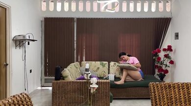 Latina cums so hard she soaks my chest then gets stuffed full of anal cum