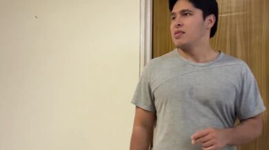 Latina cums so hard she soaks my chest then gets stuffed full of anal cum