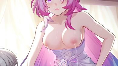 Cyrene ruins her wedding dress in Honkai Star Rail hentai