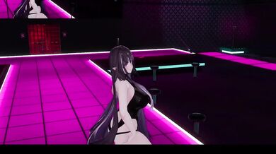 Sexy Naked Dance Whistle MMD Hentai ELF Vtuber gets Destroyed Gushing Choked