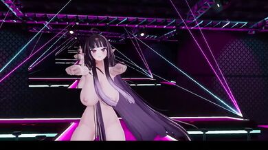 Sexy Naked Dance Whistle MMD Hentai ELF Vtuber gets Destroyed Gushing Choked