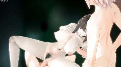 Sultry secrets behind the market yamada’s dual submission raw threesome