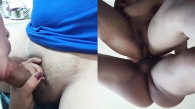 Asian girl destroyed by boyfriend while no school day