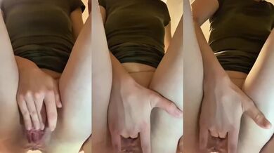 Hot milf squirts hard while screaming alone