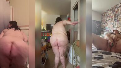 BBW milf destroyed shower squirt orgasm with toys