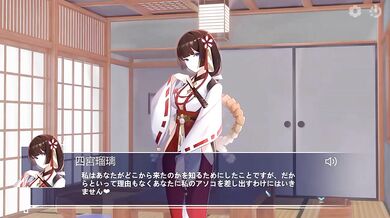 Jap eroge vtuber gets destroyed in Live2D ecchi side sex with juicy milky tits