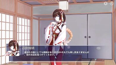 Jap eroge vtuber gets destroyed in Live2D ecchi side sex with juicy milky tits