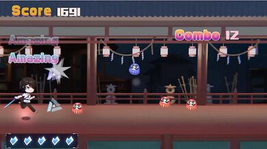 Jap eroge vtuber gets destroyed in Live2D ecchi side sex with juicy milky tits
