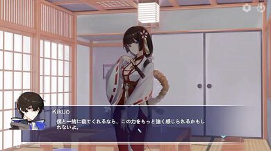 Jap eroge vtuber gets destroyed in Live2D ecchi side sex with juicy milky tits