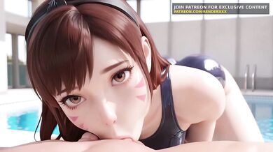 Dva’s hentai swimming lessons ruined her Overwatch tank forever