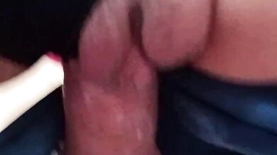 My colombiana girlfriend loves it when she milks me big tits milf
