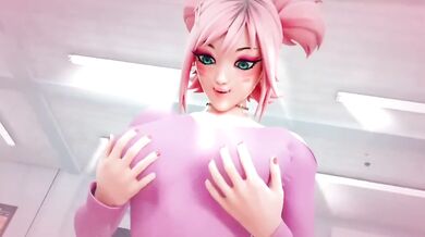 Fortnite Goon gets creampied in this raw hentai music video
