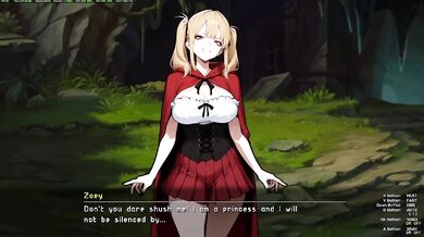 Warrior of lust destroyed gushing anime hentai gameplay with voice acting