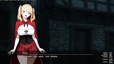 Warrior of lust destroyed gushing anime hentai gameplay with voice acting