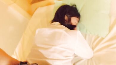 Store manager ruined Ayu-chan's first training day deep throat black hair sloppy blowjob cum dump
