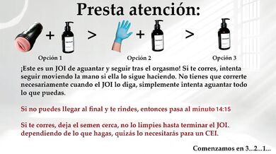 Femdom Yor shreds your will to stop Instructions in spanish your weakness exposed raw JOI