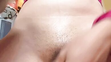 Clean my pussy after dirty cum mess with big ass babysitter