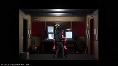 Night Shift Chelodoy gets her ass raw fucked in cartoon
