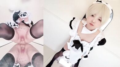 Cute Tiktoker gets destroyed by her shaved step sis while reading masturbation