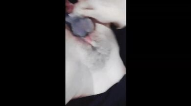 Gothic e-girl gets ruined riding her dildo climaxing subtitled