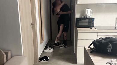 Goth cutie in Converse gets her teen pussy licked raw on the beach