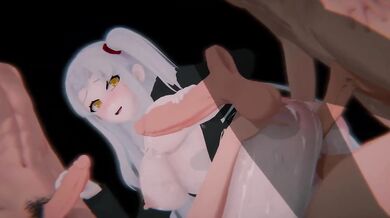 Angela Big Ass Creampie DP AI POV 3D Hentai Sandwich
